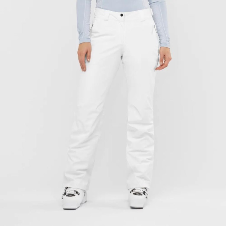 Calça De Esqui Salomon The Brilliant Feminino Branco | PT X51243